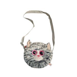 Ty Kiki‎ Cat Plush Crossbody Bag With Adjustable Strap For Kids & Teens
